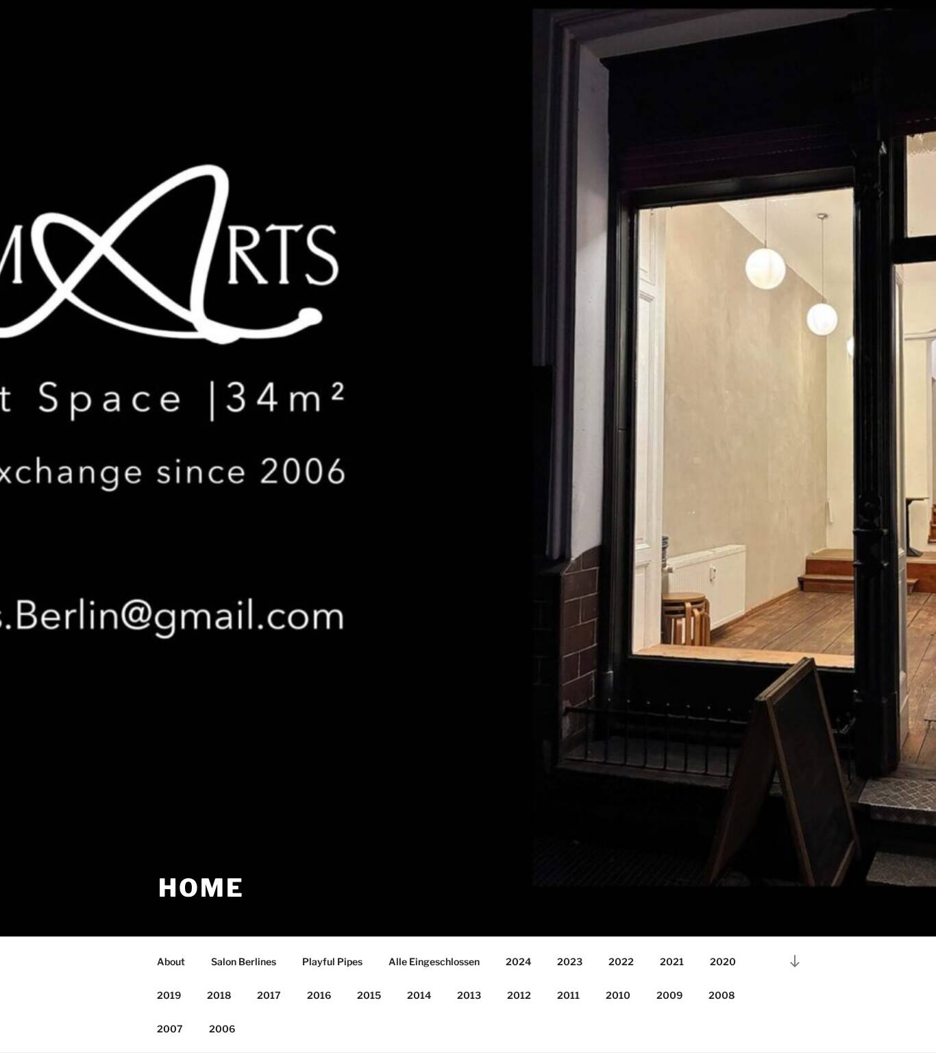 Large screenshot of Projektraum PremArts