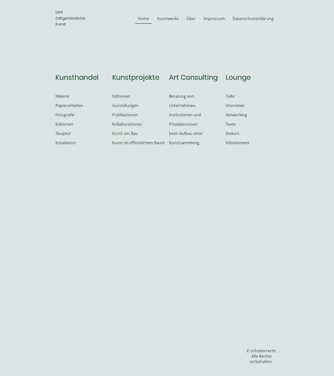 LEHR ZEITGENÖSSISCHE KUNST